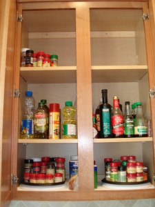 Evelyn H. Cluttered Kitchen Cabinet After 2